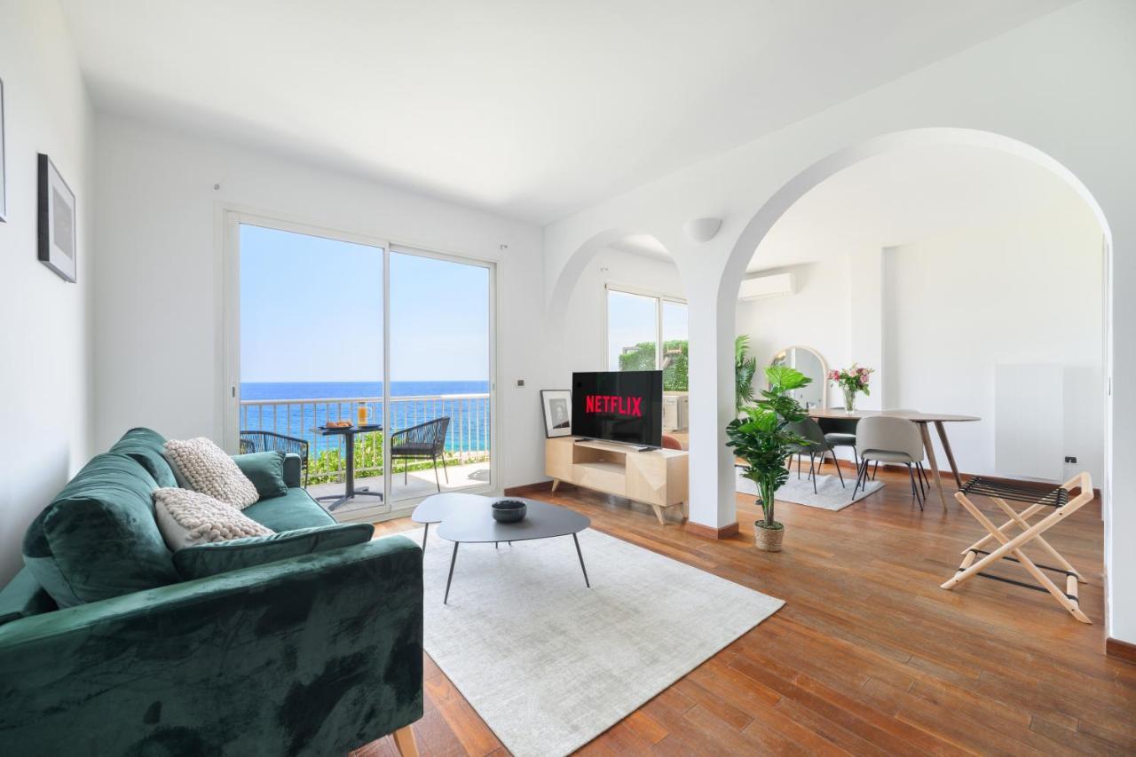 Proche Monaco, Vue Mer Et Acces A La Plage Saint-Antoine  Luaran gambar
