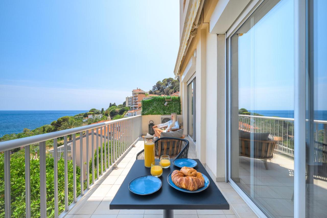 Proche Monaco, Vue Mer Et Acces A La Plage Saint-Antoine  Luaran gambar