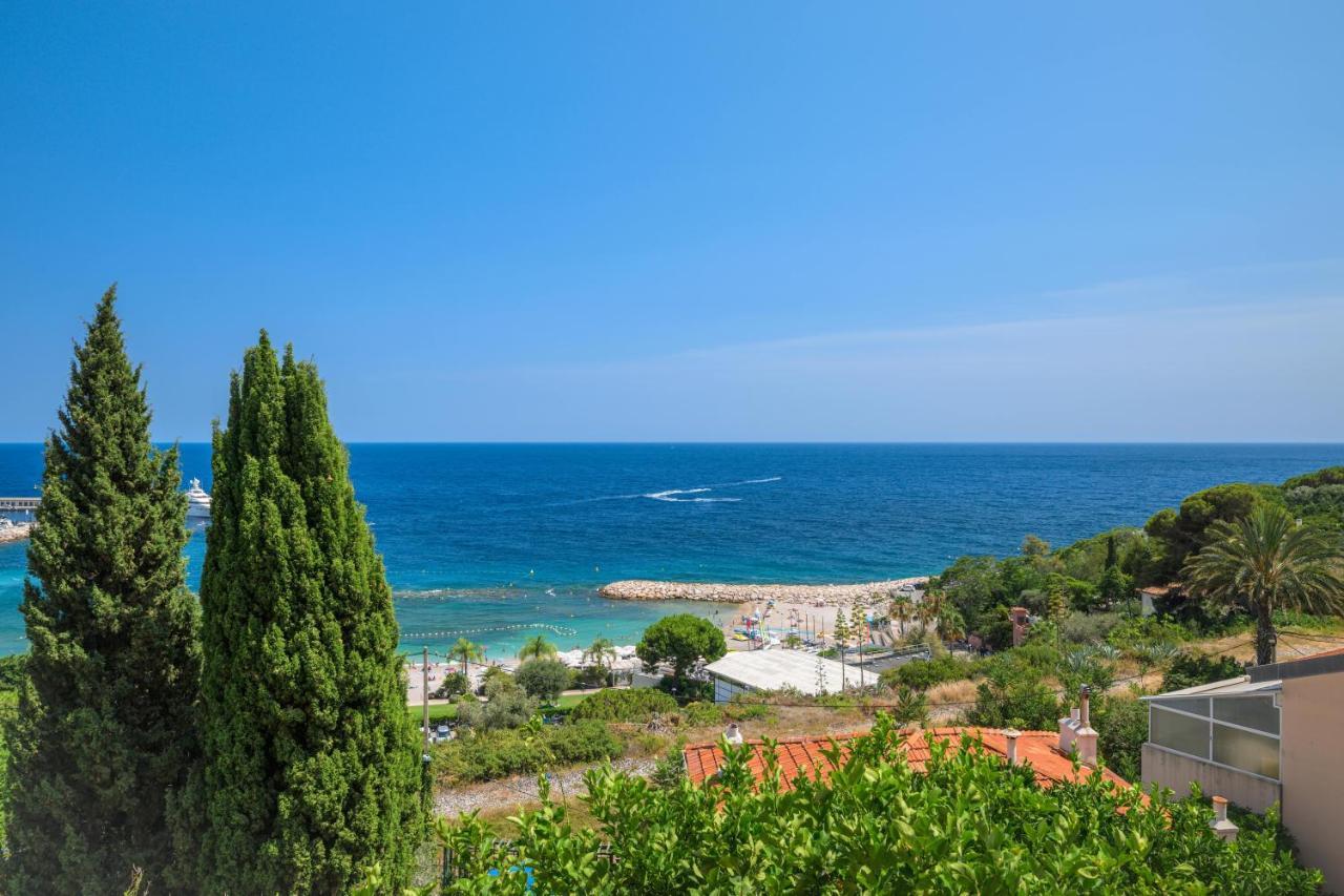 Proche Monaco, Vue Mer Et Acces A La Plage Saint-Antoine  Luaran gambar
